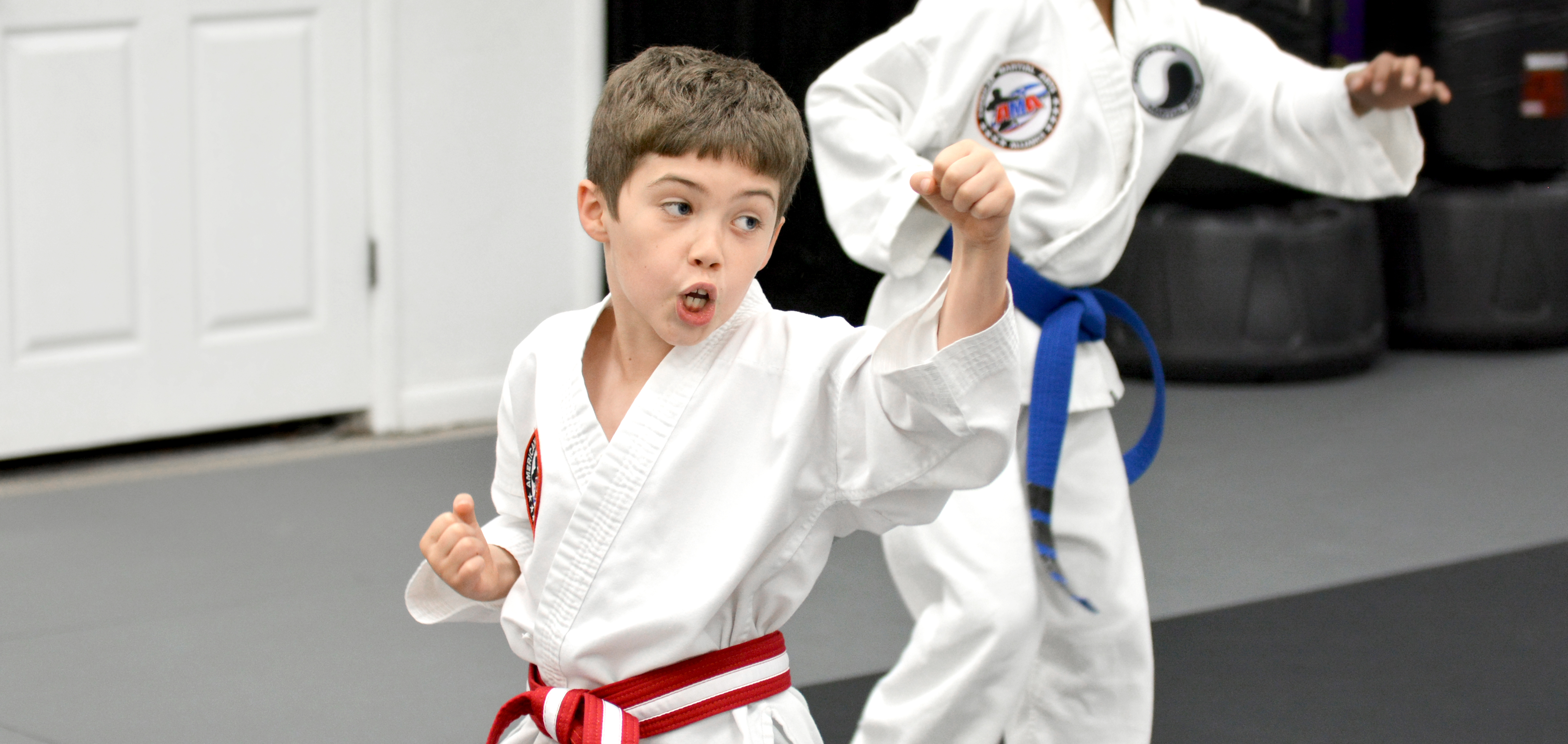 Boy Taekwondo Block